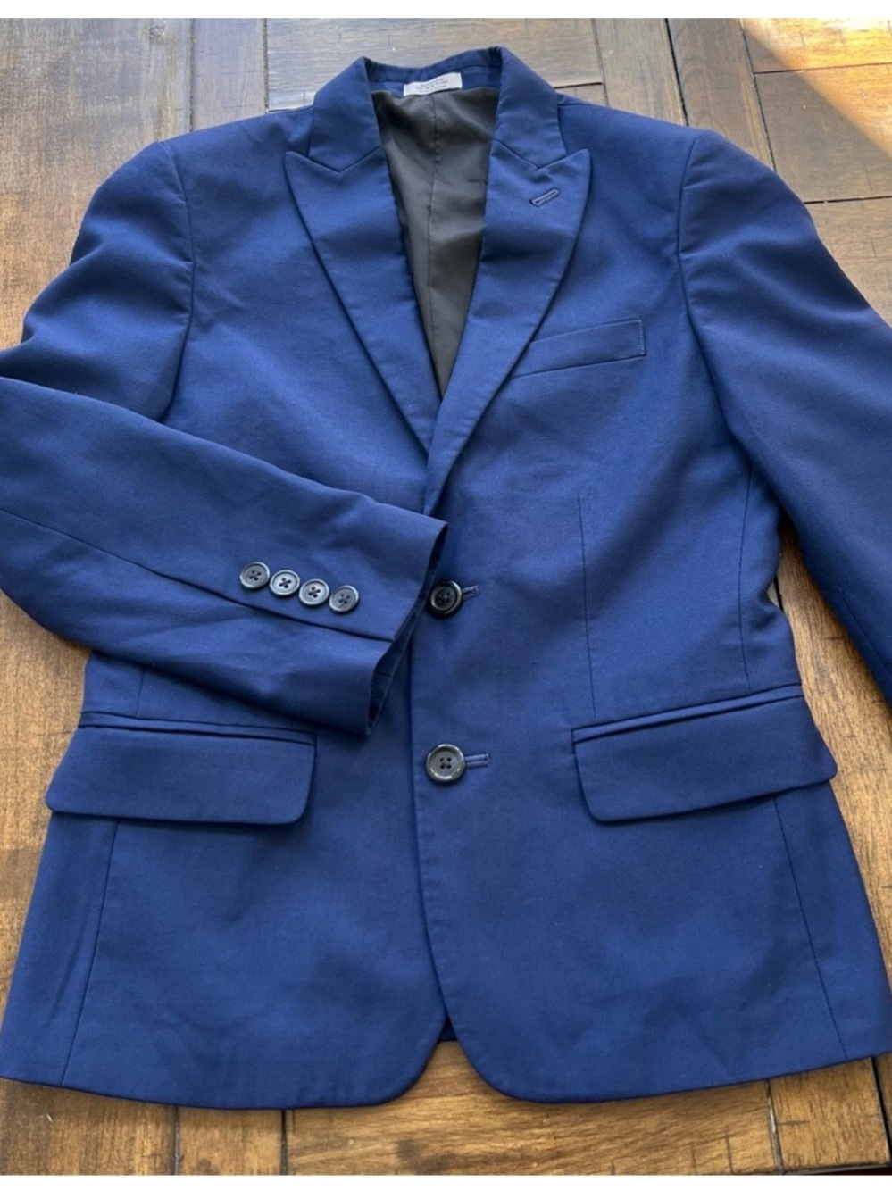 Calvin Klein Boys' Bi-Stretch Blazer Suit Jacket in blue size 8